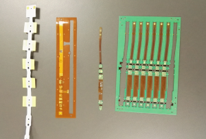 相对于传统电子产品，可穿戴设备对电路板和芯片在材料和功能方面都有特殊的要求。/ Gina 摄